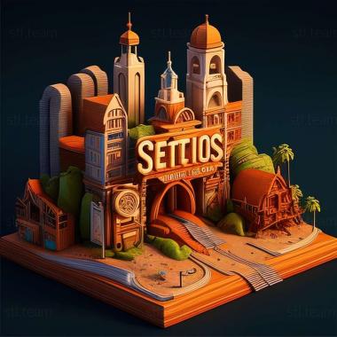 3D model SimCity Societies Destinations game (STL)